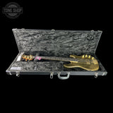 Ernie Ball Music Man 50th Anniversary StingRay Molten Gold in case.