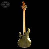 Full back of Ernie Ball Music Man 50th Anniversary StingRay Molten Gold.