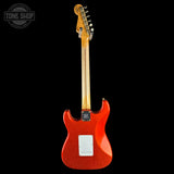 Full back of Fender Custom Shop LTD 70th Anniversary 1954 Stratocaster Candy Tangerine.