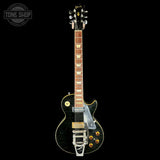 Full front of Used 2005 Gibson Custom Shop Neil Young "Old Black" (Yamano) LPR-6 Les Paul Tom Murphy Aged.