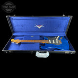 Fender Custom Shop American Custom Strat MN NOS Sapphire Blue Transparent in case.