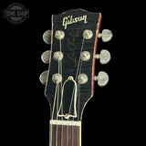 Headstock of Used 2009 Gibson Custom Shop Jimmy Page "Number Two" (#17 of 25) Aged/Signed Tom Murphy Aged/Jimmy Page Signed.
