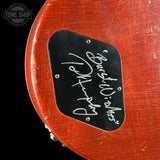 Signature on back of Used 2009 Gibson Custom Shop Jimmy Page "Number Two" (#17 of 25) Aged/Signed Tom Murphy Aged/Jimmy Page Signed.