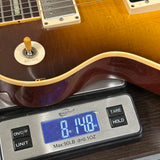 Used 2009 Gibson Custom Shop Jimmy Page "Number Two" (#17 of 25) Aged/Signed Tom Murphy Aged/Jimmy Page Signed on scale displaying weight.
