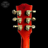 Back of headstock of Used 2004 Gibson Custom Shop Jimmy Page "Number One" (#10 of 150) Tom Murphy Aged.