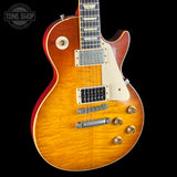 Front angle of Used 2004 Gibson Custom Shop Jimmy Page "Number One" (#10 of 150) Tom Murphy Aged.