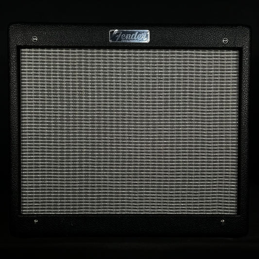Front of Used Fender Blues Jr Black Tolex TFW395