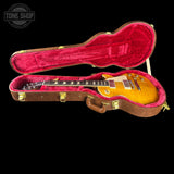 Gibson Les Paul Standard 50s Figured Top Honey Amber in case.