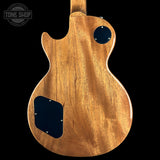 Back of Gibson Les Paul Standard 50s Figured Top Honey Amber.