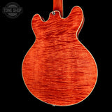 Back angle of Used Collings I-30 LC Faded Cherry.