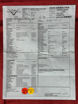 Spec sheet for Fender Custom Shop 70th Anniversary 1954 Stratocaster Relic Shell Pink.