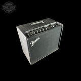 Fender guitar amplifier on a black background with 'Tone Shop' logo.