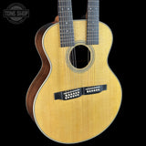 Front angle of Martin Grand J-28E Double Neck.