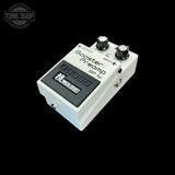 Front right angle of Used Boss BP-1W Booster / Pre Amp Waza Craft Pedal w/Box TFW3296.