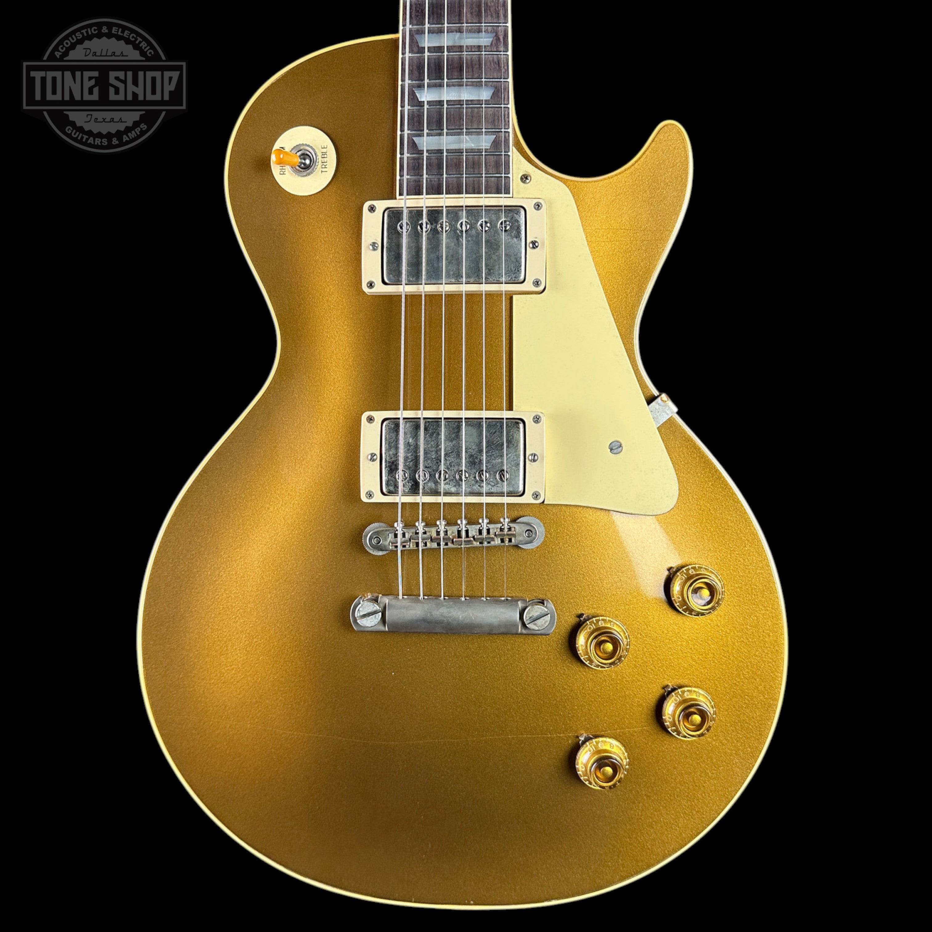 ギター Gibson CustomShop 1957 Les Paul Gold Top Gibson Custom Dealer Select 1957 Les Paul Chambered Double Gold