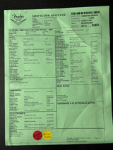 Green flyer or document with text and a logo on a dark background