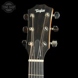 Headstock of Taylor Prototype 314ce Studio Blacktop Sapele / Sitka.