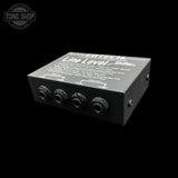 Side angle of Used Morley Ebtech LLS-2 2-Channel Line Level Shifter.