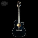 Full front of Taylor Prototype 314ce Shamel Ash / Sitka Blacktop.