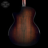 Back of Taylor Prototype 314ce Shamel Ash / Sitka Blacktop.