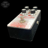 Left angle of Used Babicz Original Series Full Contact Bass Bridge.