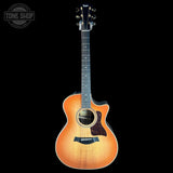 Full front of Taylor Prototype Sunset Boulevard 414ce Studio SEB RW/Sitka.