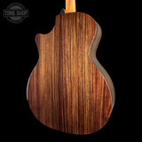 Back angle of Taylor Prototype Sunset Boulevard 414ce Studio SEB RW/Sitka.