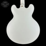 Back of Gibson Custom 1959 ES-355 Maestro Varitone Alpine White VOS.