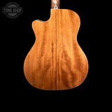 Back of Used 2019 Washburn WLG110SWCEK-D Woodline Grand Auditorium body.