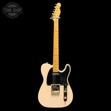 Full frontal of Used 2025 Squier Classic Vibe White Blonde TFW3458.