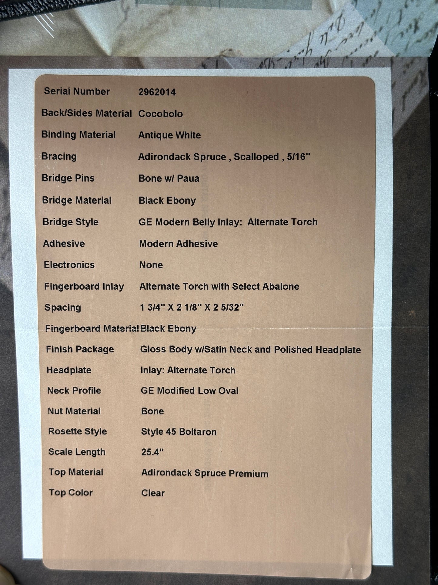 Martin Custom Shop Dread 41 Style Torch Adirondack/Cocobolo in case.