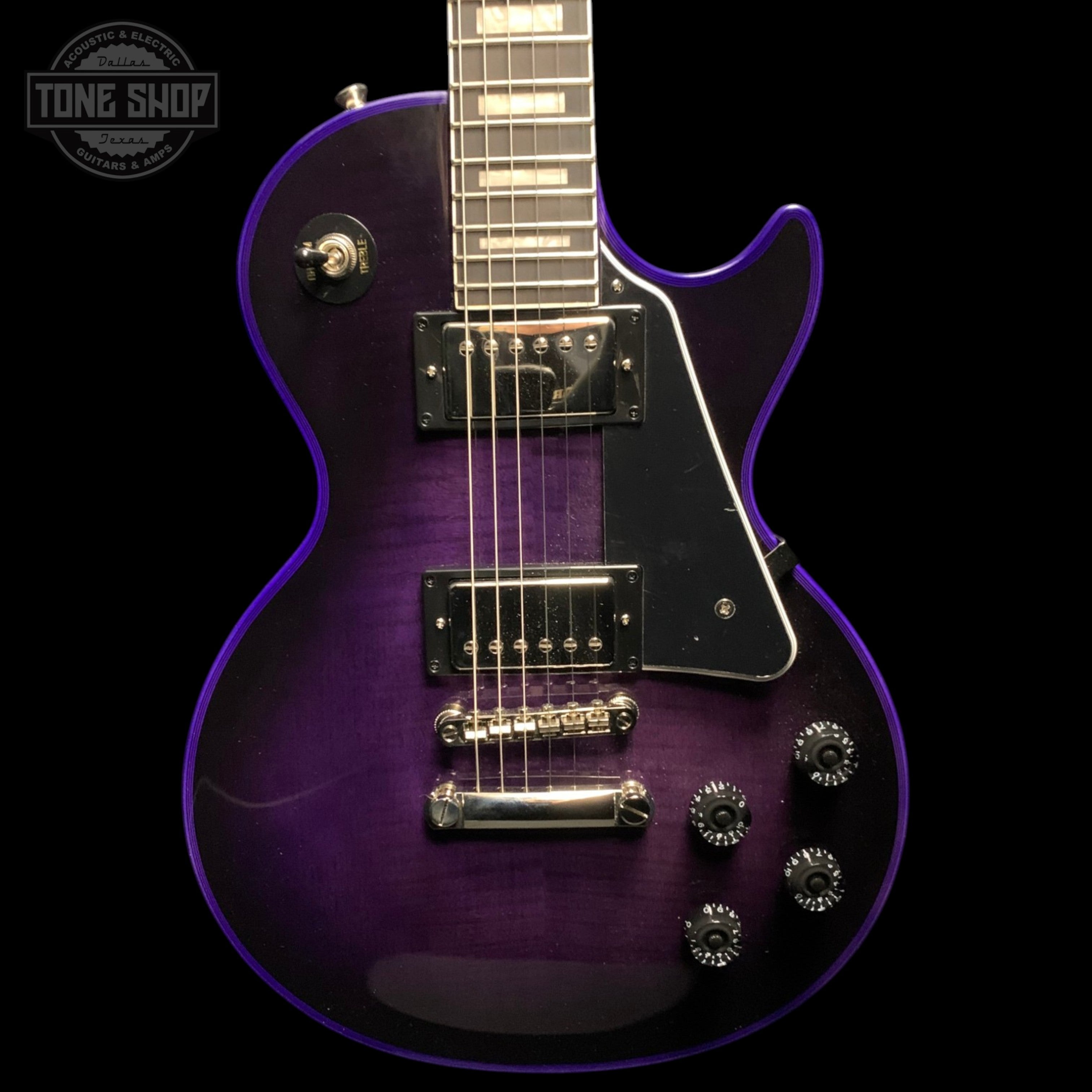 Used 2025 Epiphone Les Paul Custom Widow Purple Burst TFW3477