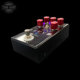 Right side of Used Revv G4 Overdrive/Distortion Pedal Black Sparkle.