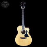 Full front of Taylor Prototype 114ce Sapele / Sitka.