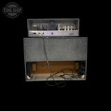 Back of Used 1965 Sears Silvertone 1484 Twin Twelve Piggyback Amp TFW3510.