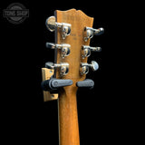 Back of headstock of Used 2025 Gibson Les Paul Standard 60s Double Trouble Vintage Tobacco Burst.