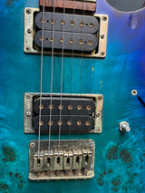 Wear/damage on Used Ibanez RG421PB 1P-03 Sapphire Blue TFW3526.