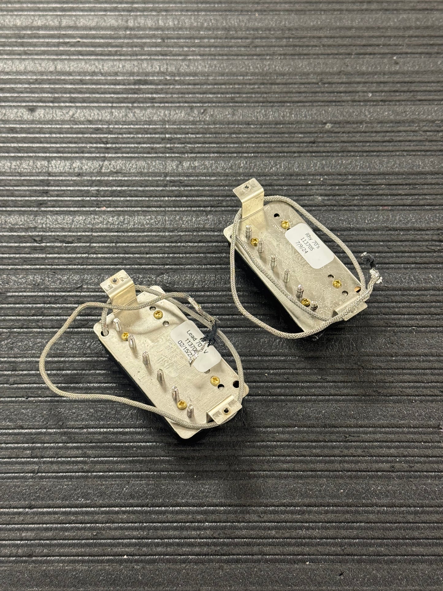 Used Gibson Classic 70s Humbuckers Black Set TSS6695