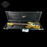 Fender Custom Shop 1963 Jazz Bass Journeyman Relic Aged Aztec Gold CZ590449