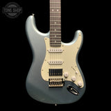 Front of Used Donner Seeker DST-152R Metallic Ice Blue.