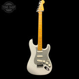 Full frontal of Used 2025 Fender Ultra II Stratocaster Avalanche.