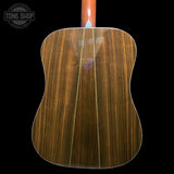 Back of body of Used 1987 Taylor 710 Dreadnought.