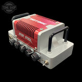 Right angle of Used Hotone Nano Legacy Heart Attack Mini Guitar Head Amplifier TFW3646.