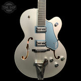 Front of Used 2023 Gretsch G6118T-140 Limited Edition 140th Double Platinum Anniversary w/String-Thru Bigsby.