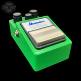 Left angle of Used Ibanez TS9 Tube Screamer Pedal TFW3660.