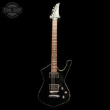 Full frontal of Used Ibanez ICX120 "Iceman Mini" Black TFW3638.