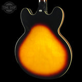 Back angle of Used Epiphone ES-335 Vintage Sunburst.