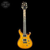 Full front of PRS Custom 24 Birds of a Feather Limited Honey Gold.