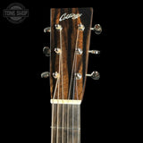 Headstock of Collings D2H Natural Sitka/Rosewood.