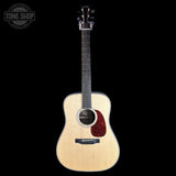 Full front of Collings D2H Natural Sitka/Rosewood.